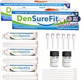 DenSureFit Upper &amp; Lower Denture Reline Kit, Soft Silicone Liner | Soft silicone liner for upper and lower dentures; helps improve fit, cushioning and comfort without daily adhesive creams.