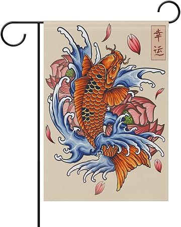 Amazon Com Yochoice Alaza Japanese Koi Fish Tattoo Style
