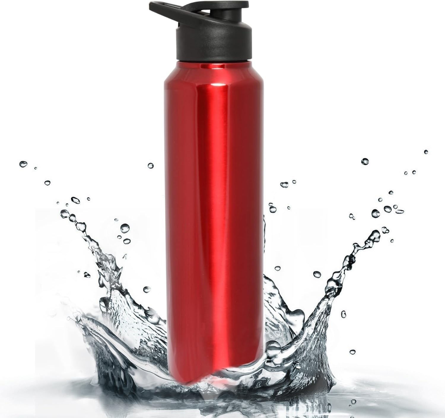 Zafos Stainless Steel Sipper Water Bottle, 1 L