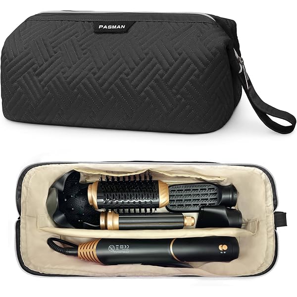 RAYFARMO Reisetasche Für Shark Flexstyle & Dyson Airwrap – Doppellagige Hitzeschutztasche, 38x13x13 Cm