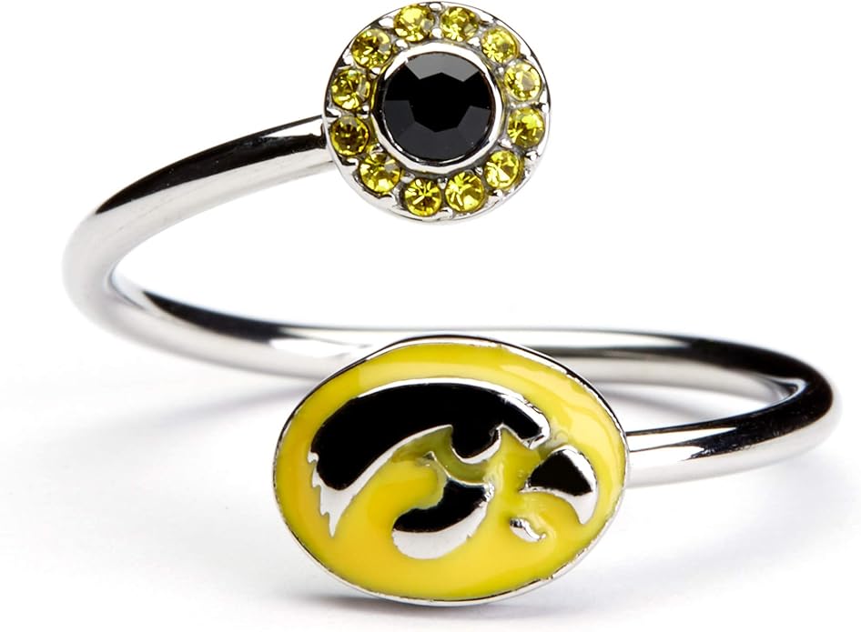 Stone Armory Iowa Hawkeyes Ring Adjustable The