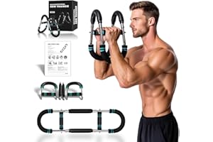 JevenFening Twister Arm Trainer - Adjustable 3-Resistance Levels Chest,Arm,Shoulders,Backs,Inner Thigh Workout Equipment for Men&Women - Ergonomic Home Gym Strength Trainer with Anti-Slip Handles