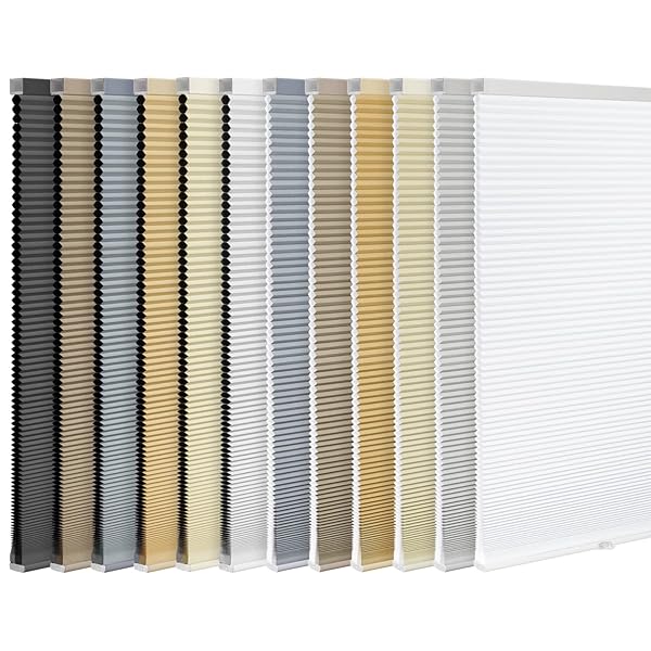 LAZBLINDS CORDLESS CELLULAR SHADES, BLACKOUT PRIVACY HONEYCOMB SHADES...