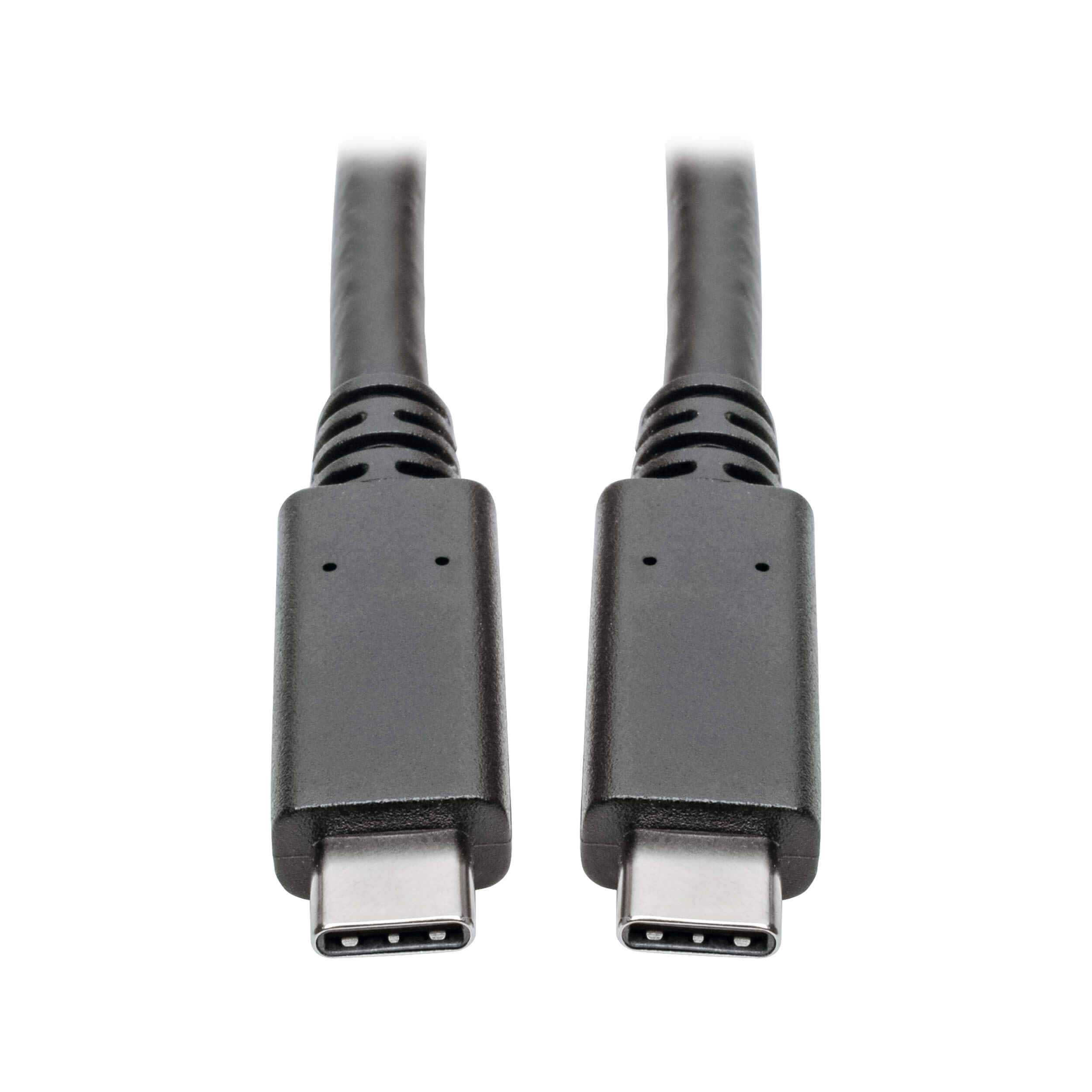 Tripp Lite USB 3.1 Gen 1 Cable, USB-IF Cert, 5 Gbps, USB-C Type C, Thunderbolt 3, (M/M), 1.83 m (U420-C06)