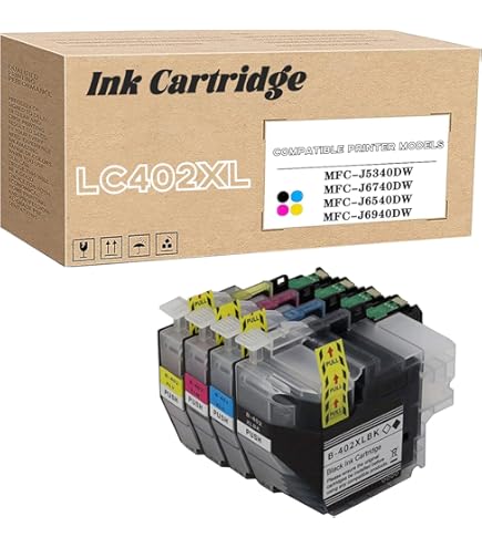 Brother LC1280XL - Pack De 4 Cartuchos De Tinta De Larga