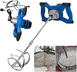 Banas 2600W Portable Electric Mortar Mixer 6 Speed 220V Cement Plaster Grout view 1