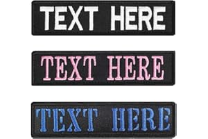 2 Pieces of The Custom Personalized Embroidered Name Patches Hook Fastener,Uniform,Work Shirt,Hat Morale Name Patch (Major)