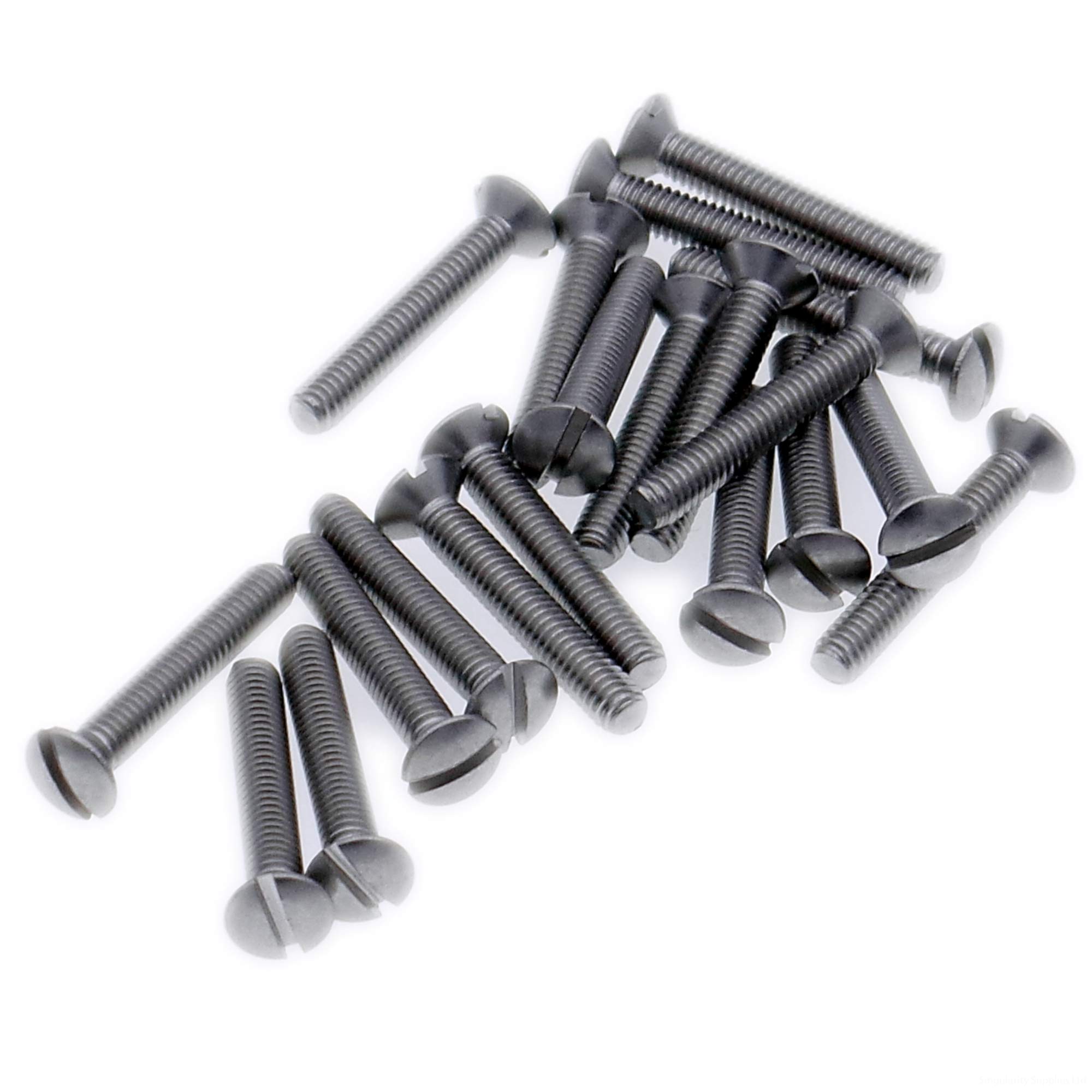 M5 (5mm x 18mm) Slot Raised Countersunk Machine Screw (Bolt) - Stainless Steel (A2) (Pack of 20) โ image 1