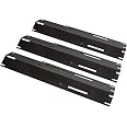 3-Pack Heavy Duty Adjustable Flavorizer Bars & Burner Covers For Gas Grills - Fits 14" To 21.5" Length