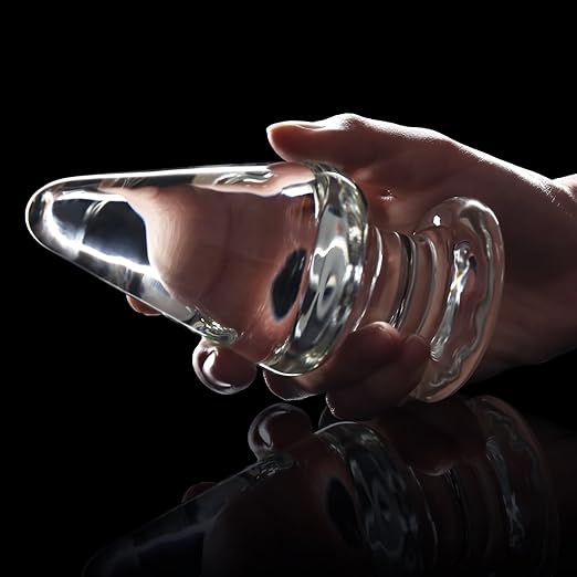 Greenpinecone® 60mm X 120mm Glas Dildo Klar Kristall Buttplug