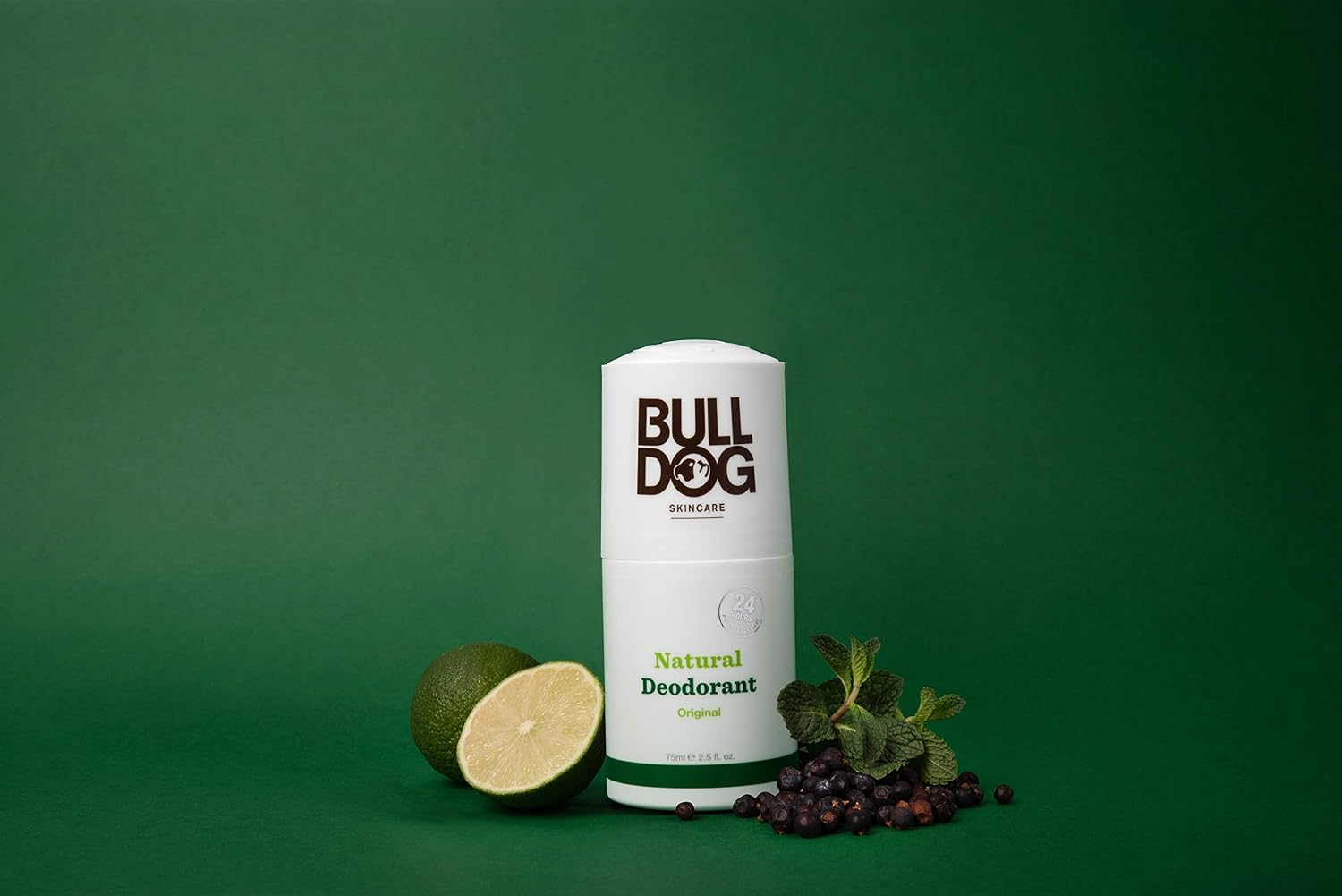 Bulldog Skincare Original Men's Deodorant Stick, Herbal Aromatic Scent, Natural Deodorant for Men 75ml, White, 75 ml (Pack of 1) - Image 3