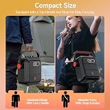 JYX Karaoke Machine 2 Wireless Mics Bluetooth Speaker Portable 5200mAh view 7