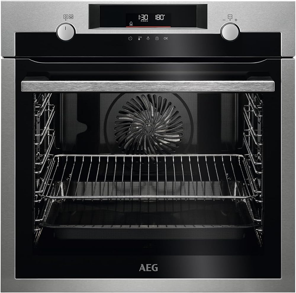 AEG 6000 SteamBake Oven 71L Built In Pyrolytic Steam