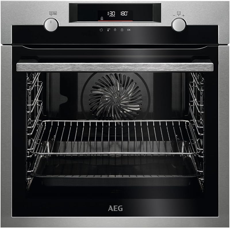 AEG 6000 SteamBake Oven 71L Built In Pyrolytic Steam