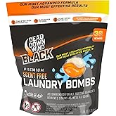 DEAD DOWN WIND BLACK Premium Unscented Laundry Detergent Pods (36 Ct) - Scent Eliminating Detergent Pods for Clothing and Gear - Durable Hunting Scent Eliminators - Advanced Hunting Gear