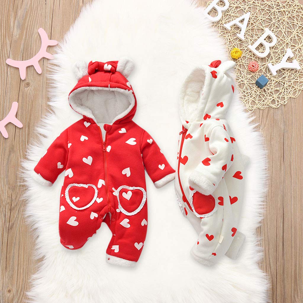 Salopette Pagliaccetto Neonato Natale 0-24 Mesi Natale Bambina Pagliaccetti  con Cappuccio e Pulsante Carino Tuta a Maniche Lunghe Body Neonata Tutina  Fumetto Body Outfits urban-earth.co.uk