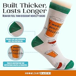 Moonlight Makers Funny Socks with Sayings - I Make