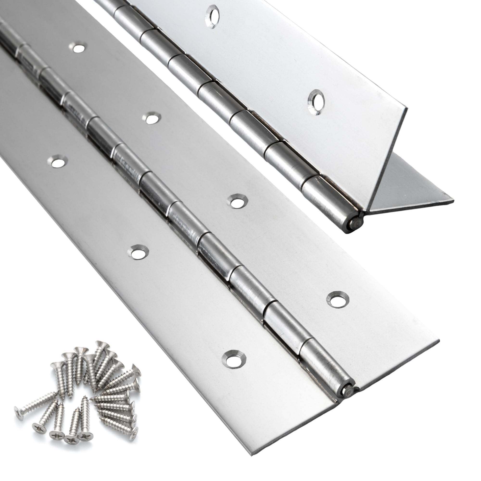 2 Pack Heavy Duty Piano Hinge 36 Inch x 2 Inch
