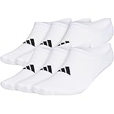 adidas mens Superlite Super No Show Invisible Socks (6 Pairs) Lightweight & Breathable