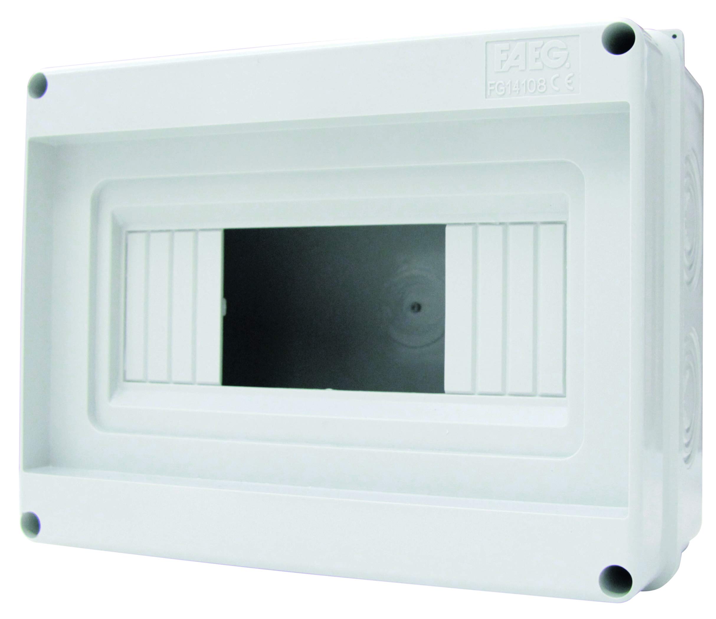 Electraline 60434 IP44 Distribution Board Without Door 8 Compartments