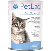 Pet-Ag PetLac Powder for Kittens - 10.5 oz - Kitten Milk Replacement Powder for Kittens Newborn to Six Weeks Old - Easy to Digest