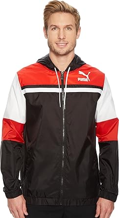 puma archive logo windbreaker