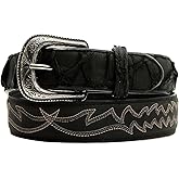 Cody James Men's Exotic Pirarucu Billet Belt Black 34