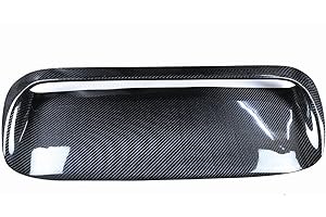 IDENUONA Air Scoop Bonnet Vent Cover For Subaru Impreza 11th WRX STi 2015-2020 Black Carbon Fiber