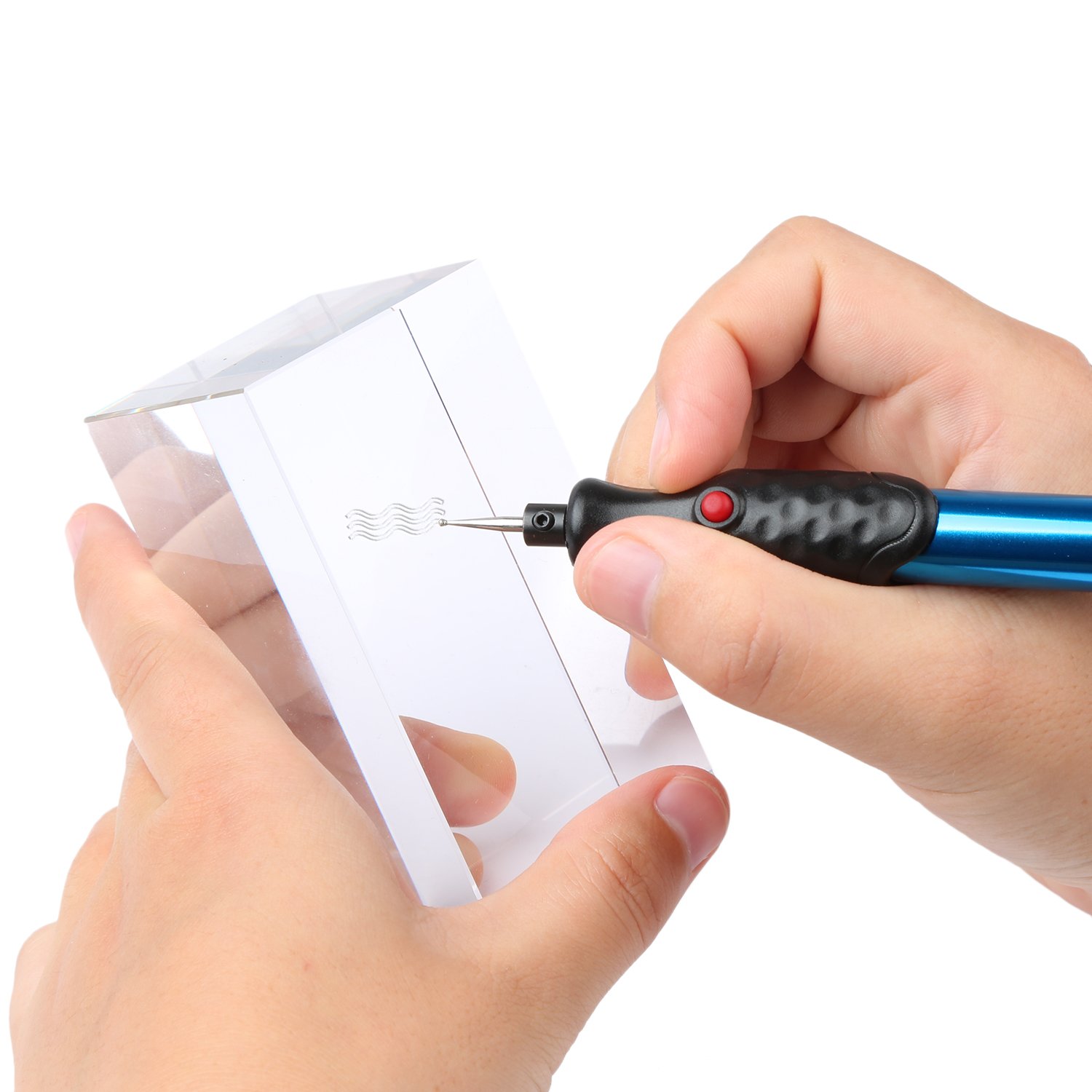 Electric Engraver Pen 3 Diamond Tip Bit Etching Carve Tool Metal