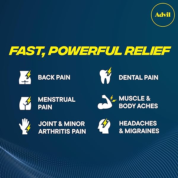 ADVIL DUAL ACTION BACK PAIN CAPLETS DELIVERS 125MG IBUPROFEN AND 250MG ACETAMINOPHEN PER DOSE FOR 8 HOURS OF BACK PAIN RELIEF – 144 COUNT