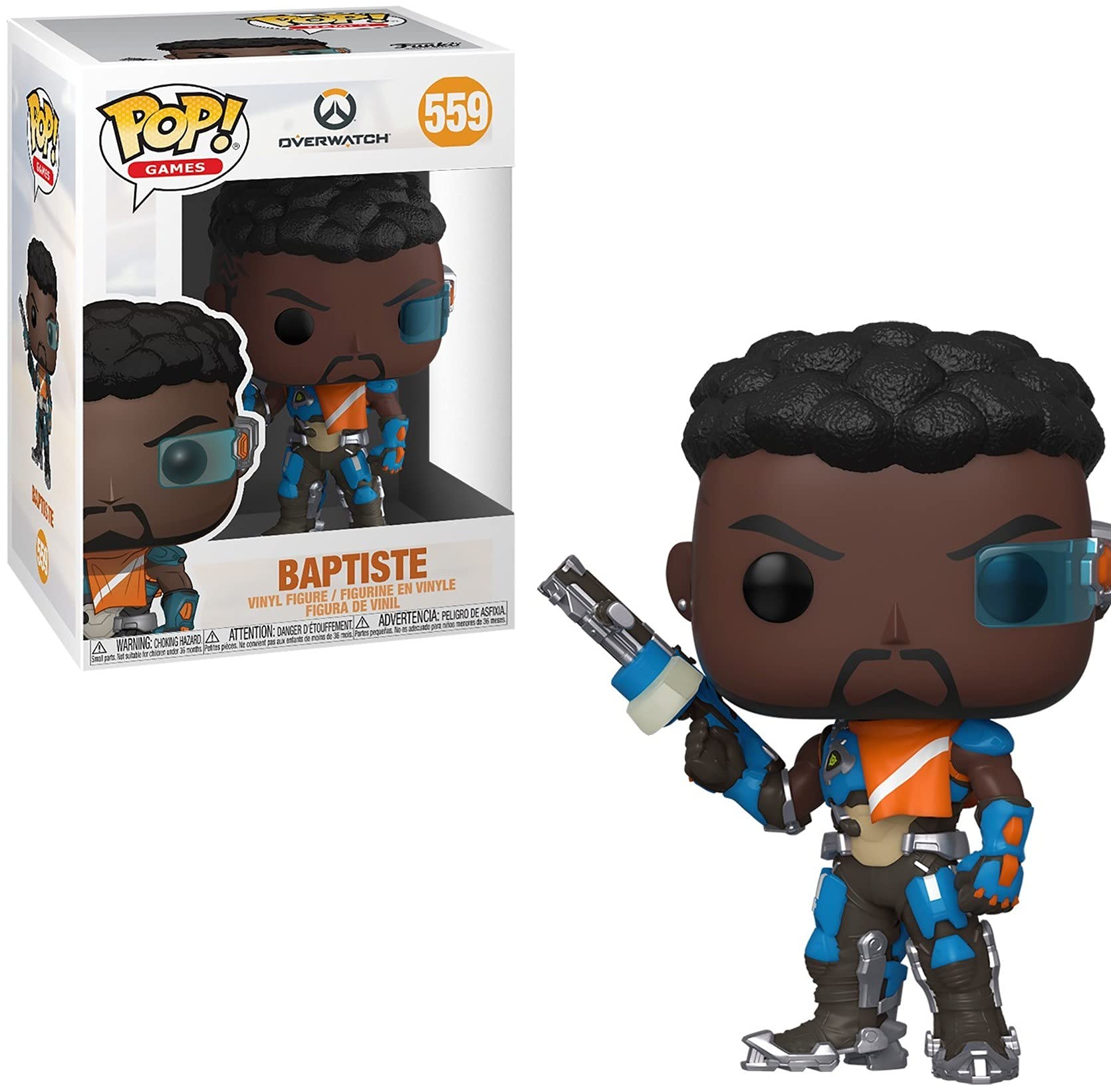 Funko POP! Games: Overwatch - Baptiste - Collectable Vinyl Figure - Gift Idea - Official Merchandise - Toys for Kids & Adults - Video Games Fans - Model Figure for Collectors and Display