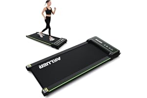 Walking Pad, AKLUER 2.25 HP Under Desk Mini Treadmill with 265 Weight Capacity, Portable Walking Treadmill with IR Remote for Home, Office, Apartment, Light Weight Electric Walking