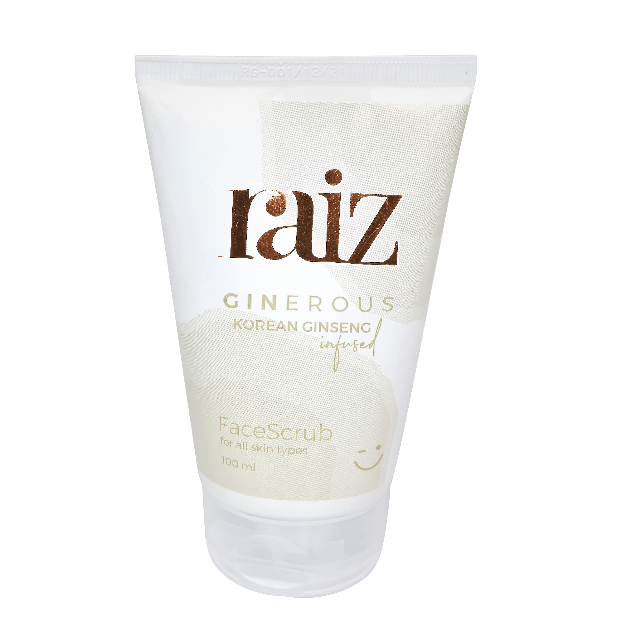 Mawans Raiz Ginerous Exfoliating Face Scrub For Glowing Skin | Korean Ginseng & Walnut Face Scrub For Women & Men | Removes Tan, Blackheads, and Dirt from Face | All Skin Types Facial Scrub