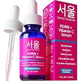 SeoulCeuticals PDRN Serum Salmon DNA Vitamin C Face Serum Korean Skin Care | C E Ferulic, Hyaluronic Acid, Vitamin E, Anti Aging Anti Wrinkle Skincare, Plumping Brightening Firming Microneedling Serum