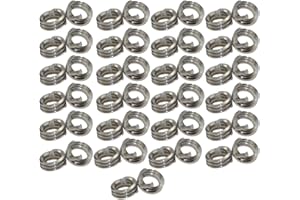 XunLiu 304 Stainless Steel Wire Thread Insert Stripped Thread Rethread Repair(50, M2-0.4X1D)