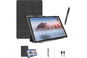 Tablet 10 Inch Android 15 Tablets with Case, 8GB RAM+32GB ROM(support1TB Expand), 6000mah Battery 10 in Tableta, 2MP+8MP Dual