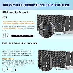 KEFEYA Laptop Screen Extender, 14" FHD 1080P IPS