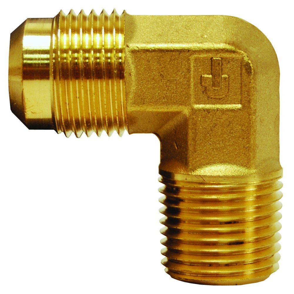 Parker Hannifin 149F1212 Brass 90 Degree Male Elbow, 45 Degree