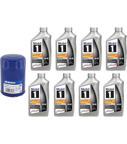 Amazon.com: Mobil 1 0W40 6 Quart Oil/ACDelco PF64 Filter Change
