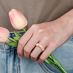 Egnaro Silicone Wedding Bands for Women, Inner Arc