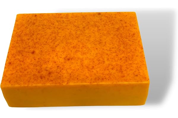 Turmeric and Kojic Acid Skin Brightening Soap All Natural Gentle Cleanser for All Skin Types. Fights Acne, Reduces Dark Spots & Fades Scars. Face & Body Cleanser for Men, Women & Teens. (1 Pack)