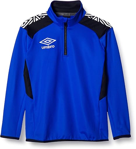 Amazon アンブロ ジャージ クロス Tmジュニア用エリートハーフジップトップ メンズ サッカー フットサル シャツ 通販