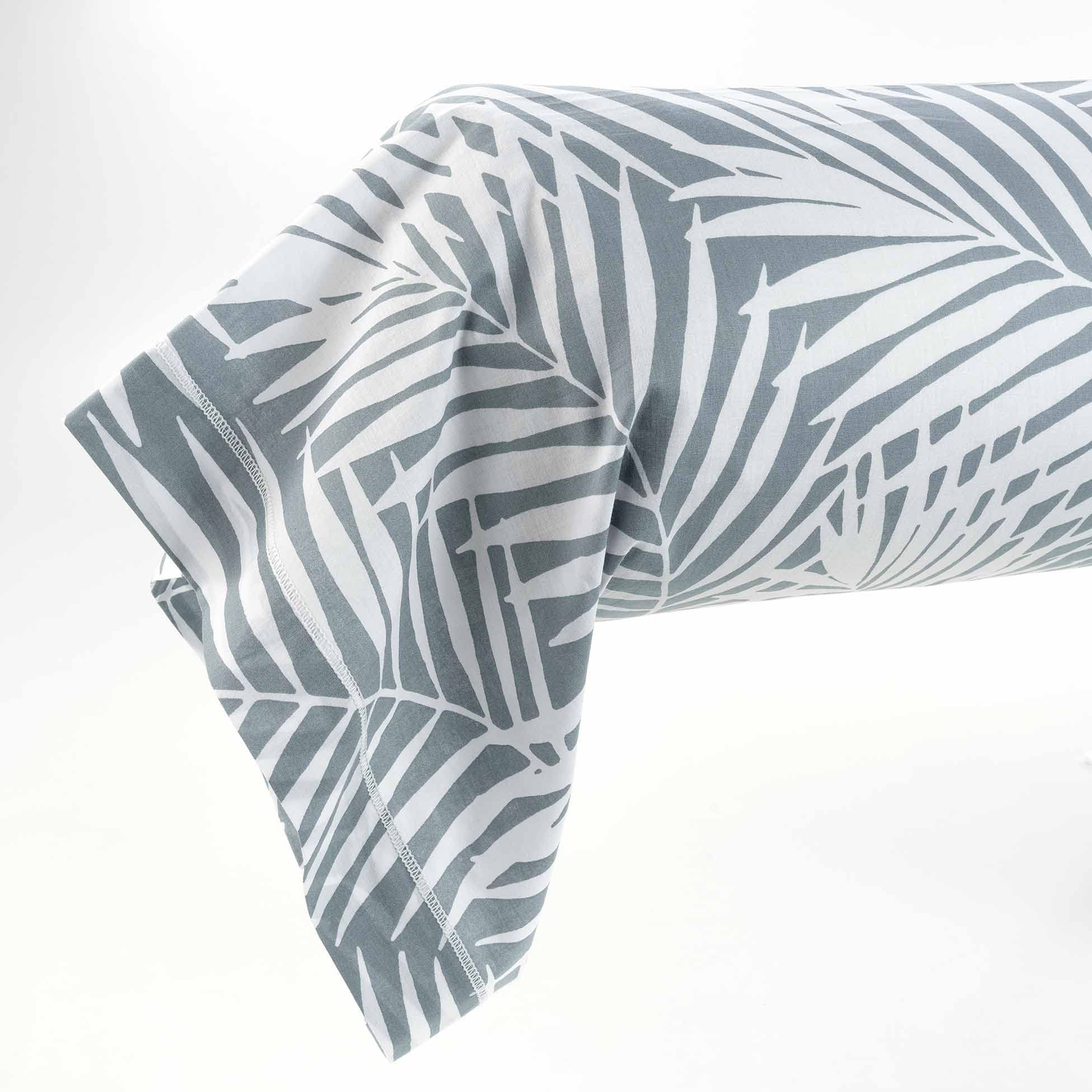 douceur d'intérieur, Botania Bolster Cover 85 x 185 cm Sage 100% Cotton