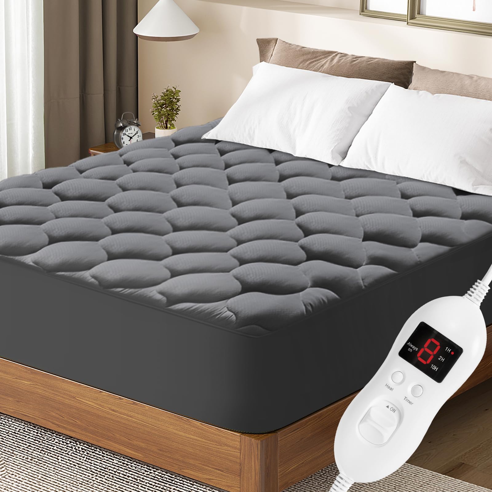 Ayge Twin Size Heated Mattress Pad - Auto Shut Off