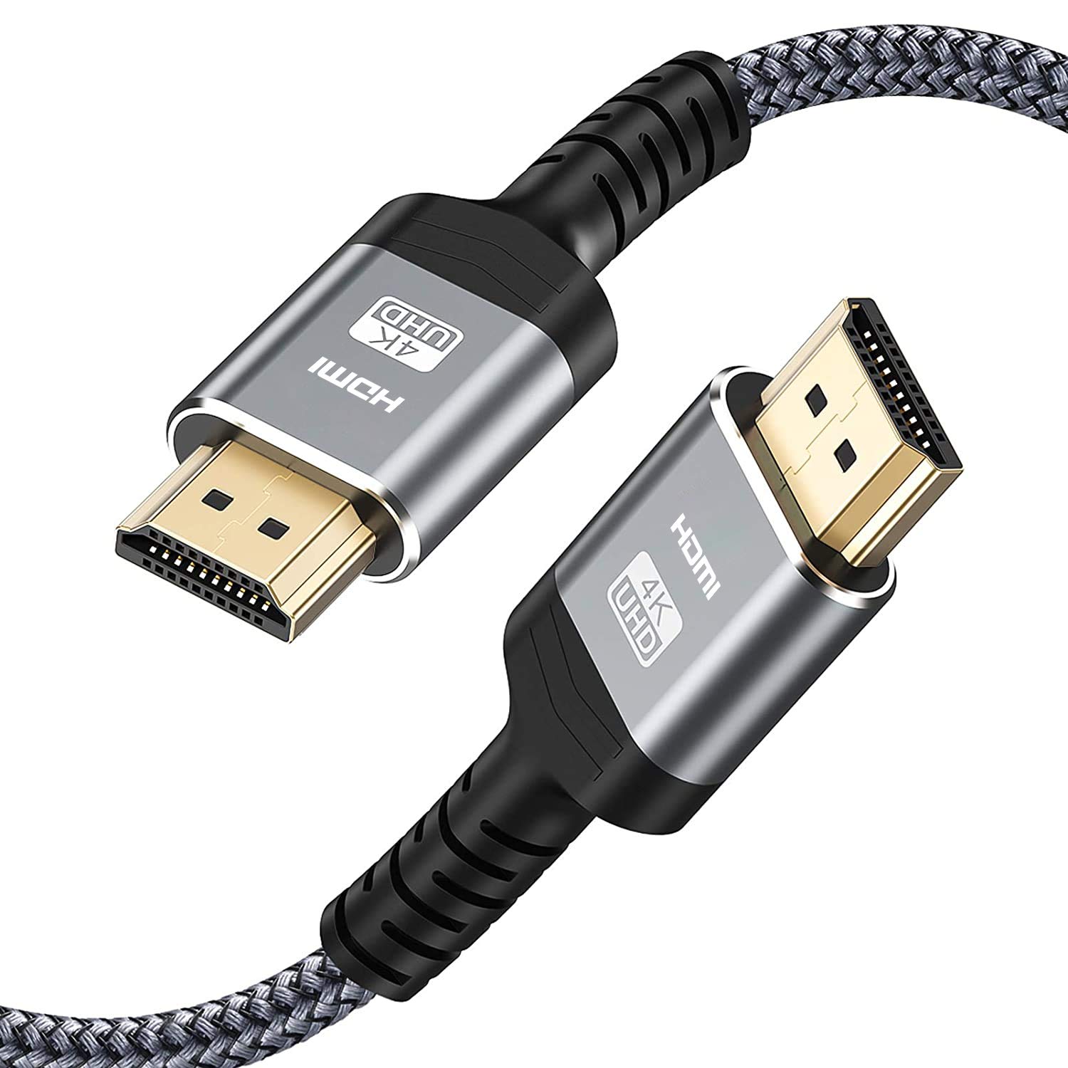 4k High Speed Hdmi Cable 1m 3 3ft Highwings High Speed 18gbps Hdmi 2 0 Braided Hdmi Cord 30awg 4k 60hz Compatible 4k Hdr Hdcp 2 2 Video 4k Uhd 2160p Hd 1080p 3d Ps 3 4 Pc Blu Ray Ect Buy Online In