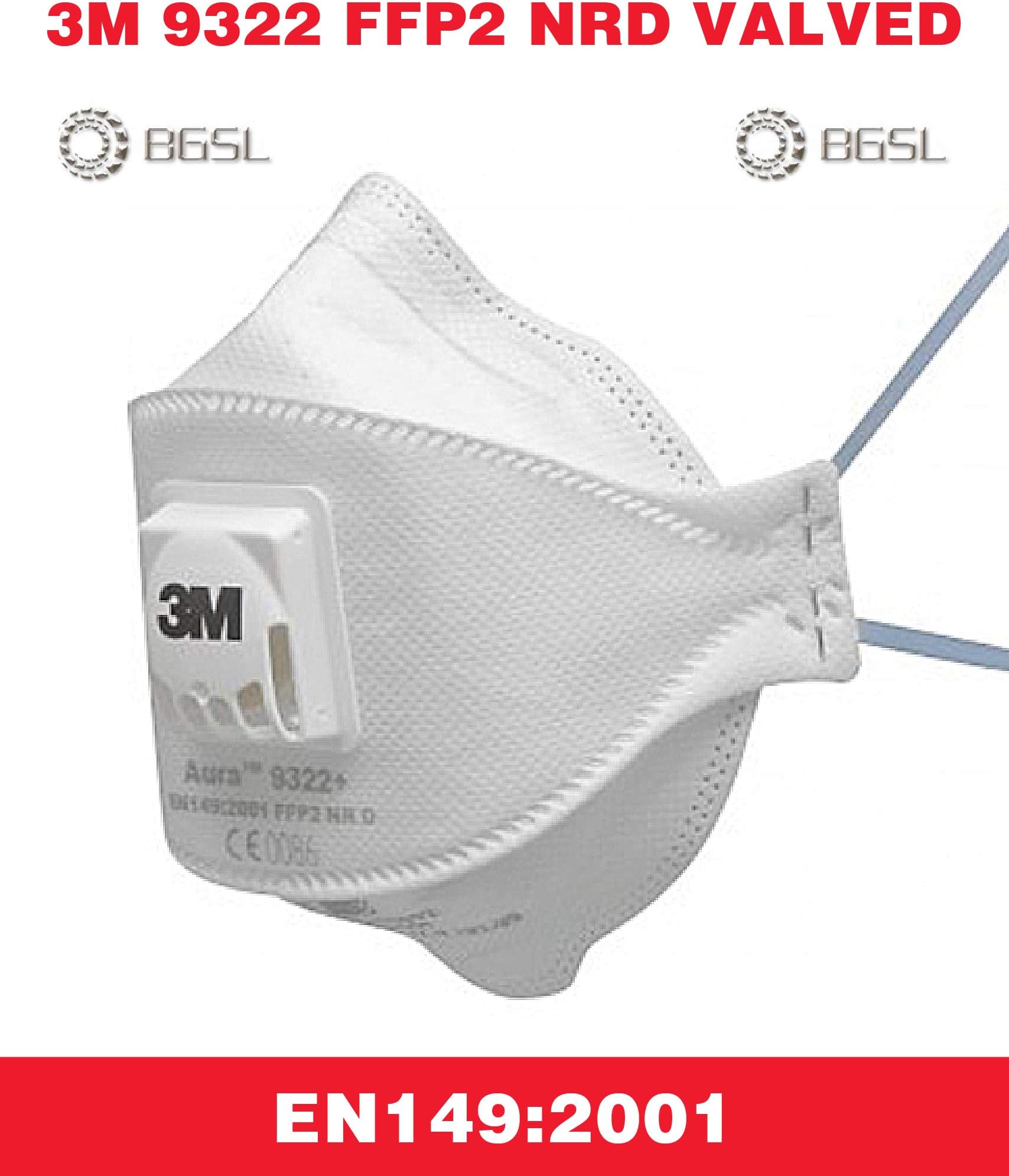 3 Pack x Respirator FFP2 NRD Infection Control Face mask High Quality Protection, Premium face mask, 3M