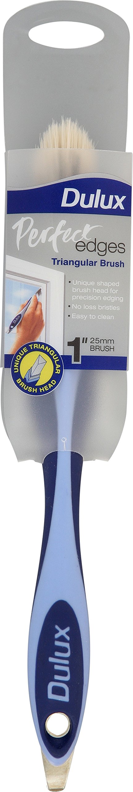 Dulux 400321 Perfect Edges 1 inch Triangle Brush, Blue