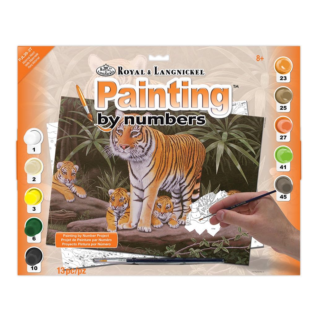 Royal Brush Junior Large Paint By Number Kit 15.25-inch x 11.25-inchMaternal Watch, Other, Multicoloured