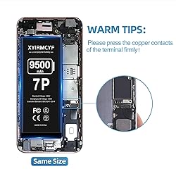 XYIRMCYF 9500mAh Super Capacity Battery Compatible