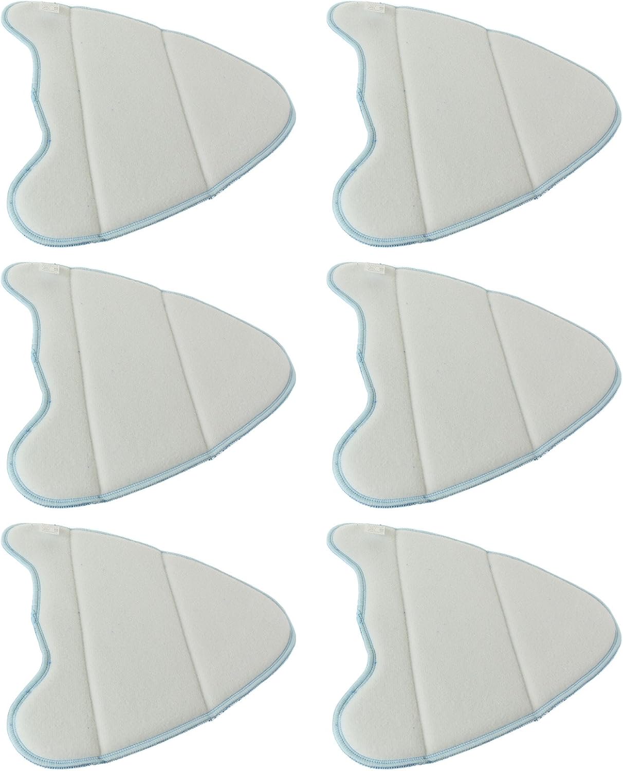 Spares2go Microfibre Cleaning Pads for Vax S7 S7-A S7-A+Total Home Duet Master Steam Cleaner Mops (Pack of 6) - Image 3